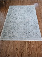 5'3" X 7'7" Cream Colored Turkish Area Rug