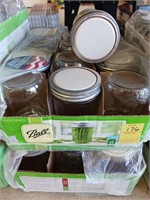 2 CASES OF PINT CANNING JARS