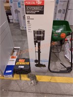 Everbilt pedestal pump 1/3hp 40gal per minute