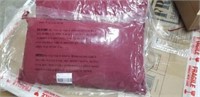 Red Lumbar Tasseled Outdoor Pillow X2