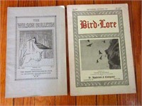 1917 Wilson Bulletin and 1916 Bird Lore Journals