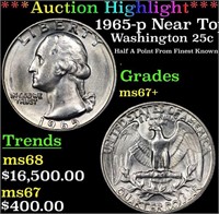 ***Auction Highlight*** 1965-p Washington Quarter