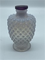 Fenton Opalescent Hobnail Cologne Bottle