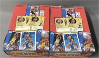 1991 Fleer Basketball Wax Boxes; Lot of 2