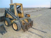 New Holland L555 diesel skid steer loader