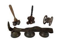 Antique Sleigh Bells On Leather Strap & More!