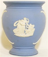 Wedgewood Jasperware Vase 4"