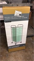 New 10 Drawer Rolling Cart