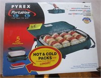 Pyrex insulated food carrier