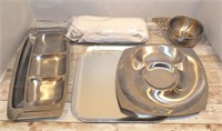 SPA WRAP & STAINLESS STEEL SERVING DISHES