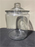 Large glass canister