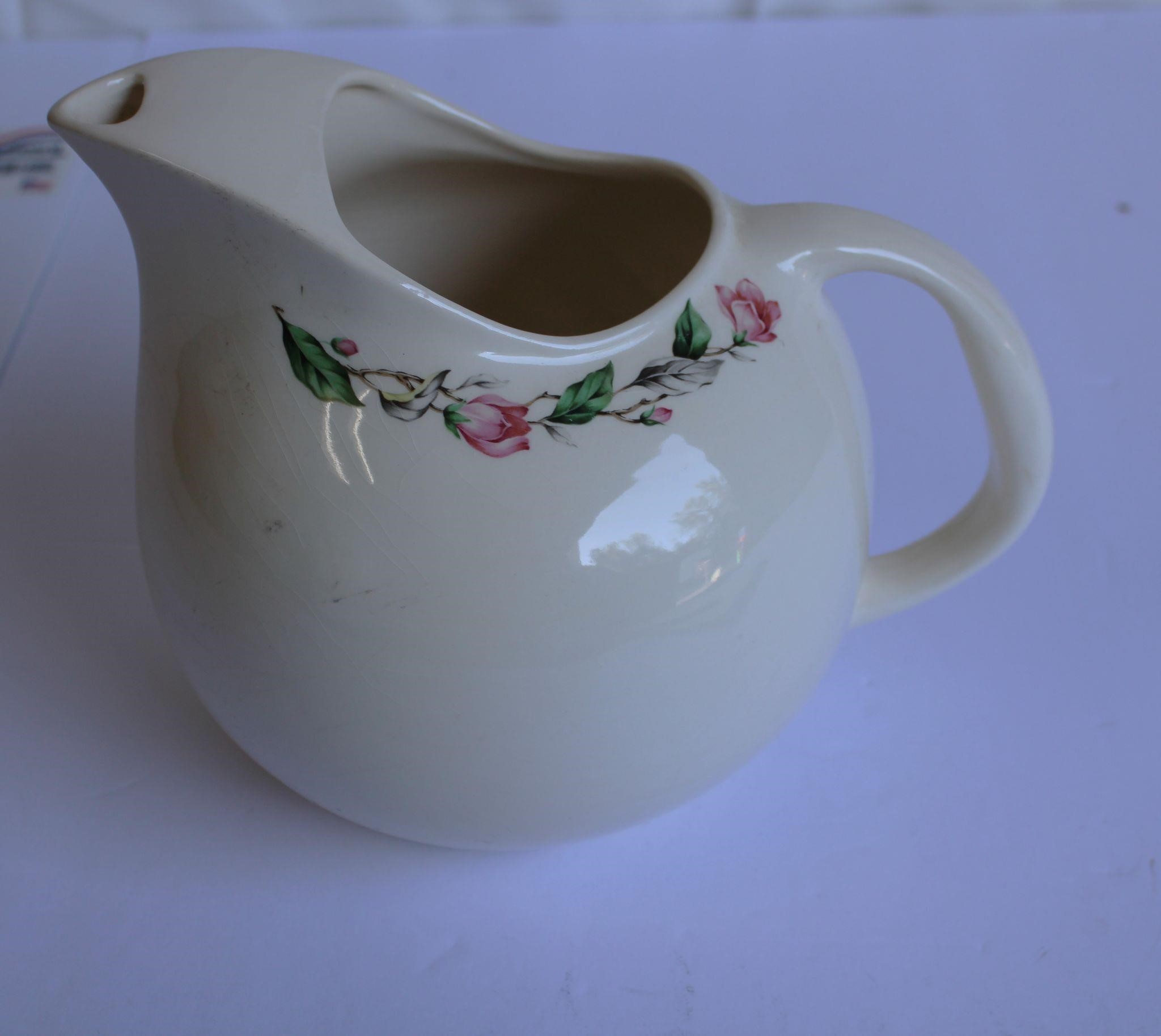 Cambridge Pottery Ball Pitcher