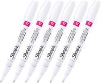 6pk Sharpie White Oil Based Paint Pen AZ41