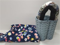 Floral Blanket, Heart Shaped Waste Basket