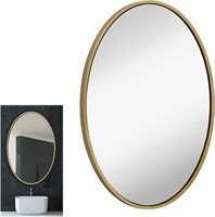 Neutype 24x36 Oval Gold Framed Mirror