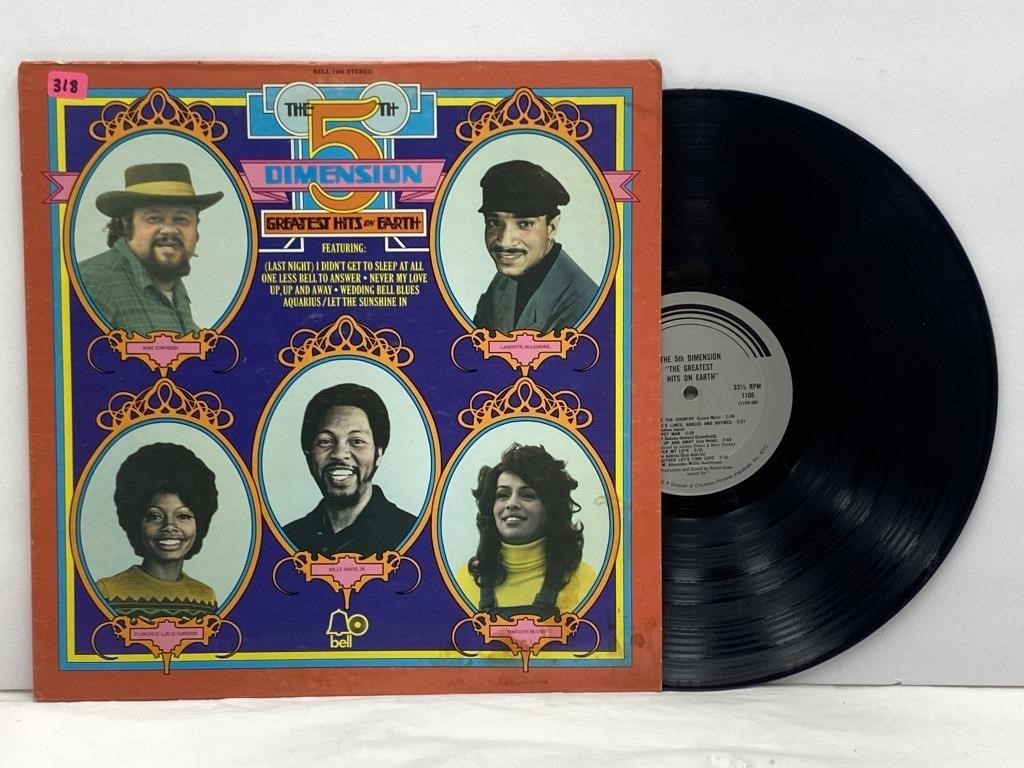 Vintage The 5th Dimension "Greatest Hits on Earth"