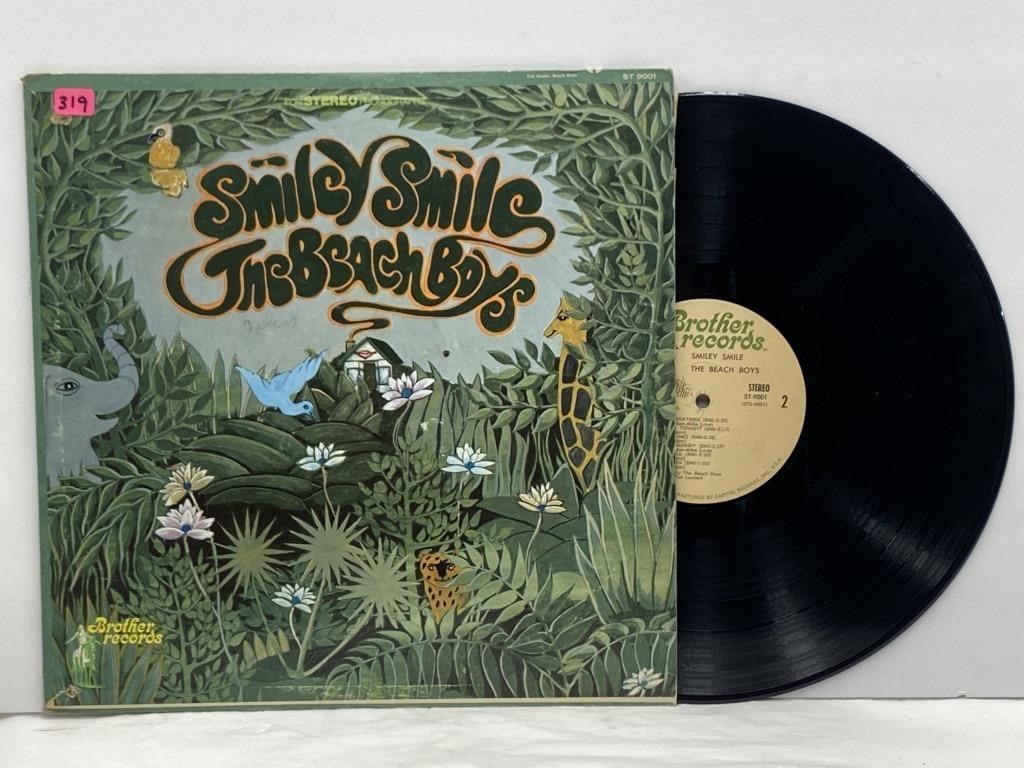 Vintage The Beach Boys Vinyl Album "Smiley Smile"