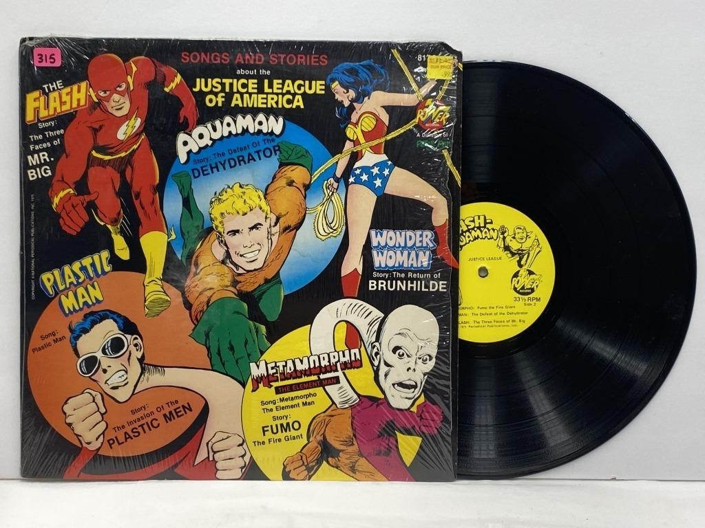 Vintage Songs & Stories about the Justice League