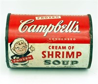 Vtg 1950's Litho Campbell's Frozen Shrimp Soup Can
