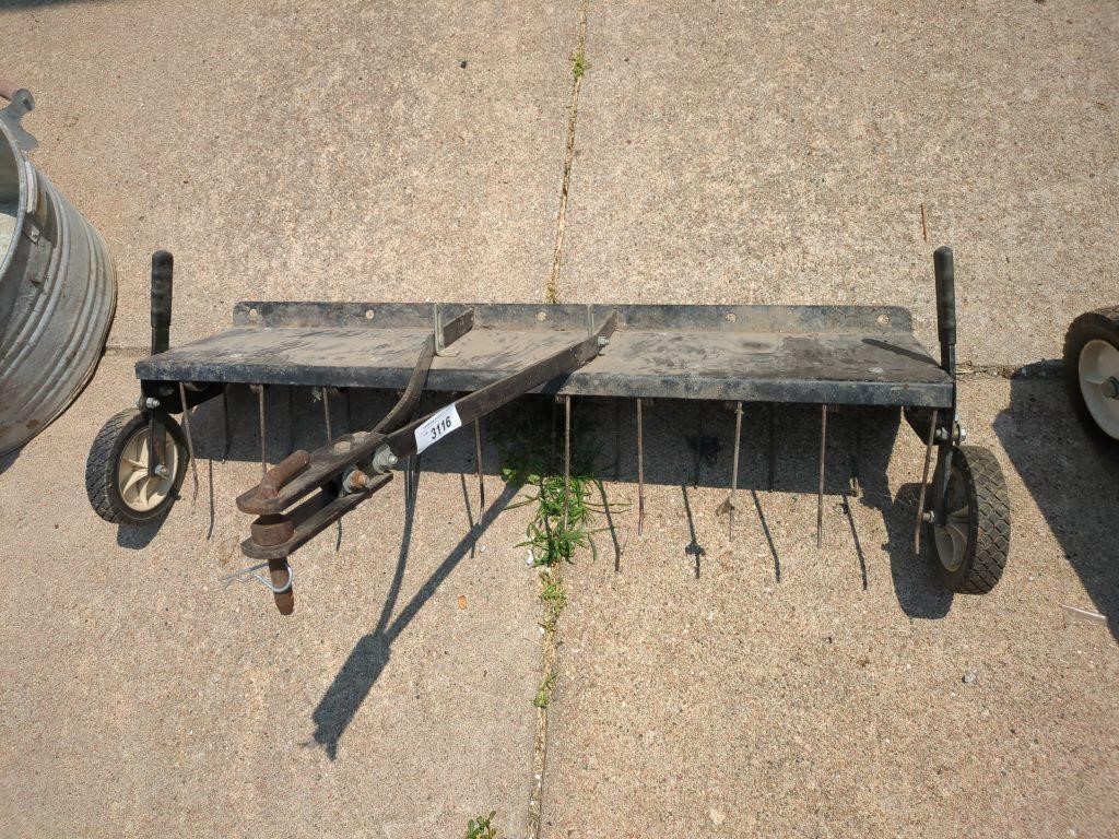 Pull-Behind Yard Detacher - approx 48" wide