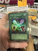 YU-GI-OH CARD HOLO SOUL EXCHANGE SUPER RARE