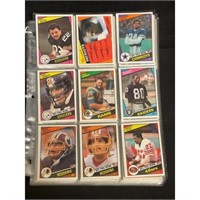 (180) 1984 Topps Football Cards With Stars