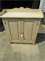 EARLY 1900'S WHITE PAINTED JELLY CUPBOARD