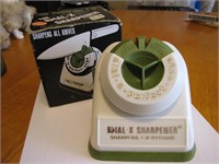 Vintage Dial-X Sharpener for Knives, Scissors&More