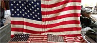 United States Flags: (2) 16" x 11" (48 Stars),