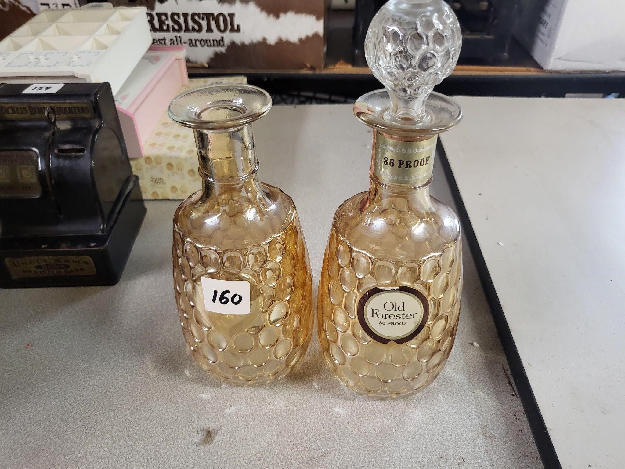 Old forester carnival decanters