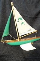 Nice Wooden Bosun Boat Sail Boat Model