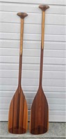 BEAUTIFUL PAIR OF "LUTRA" PRO S 25 CANOE PADDLES!