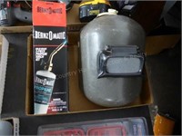 Bottle torch & welding helmet
