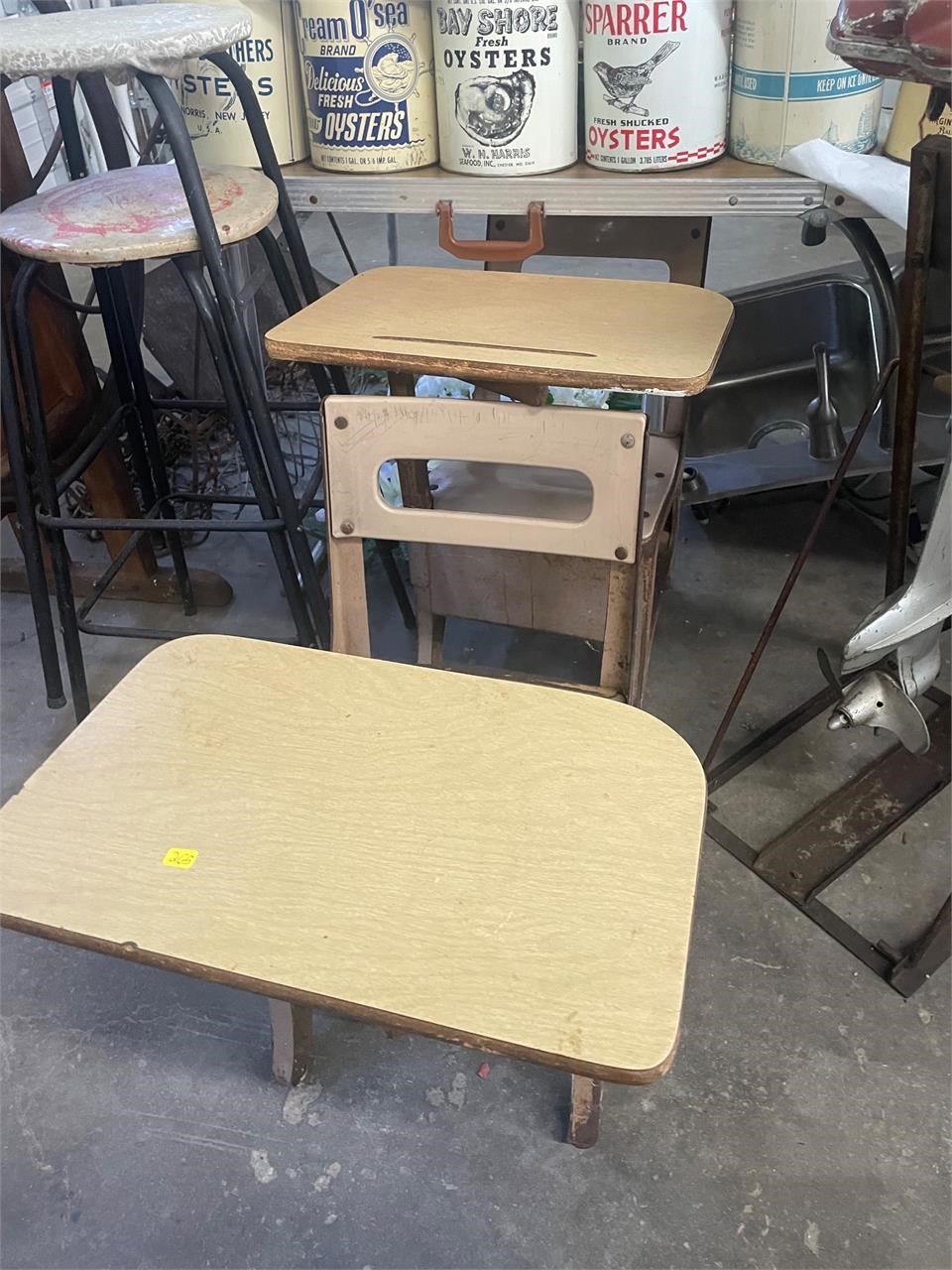2 Vintage School Desk