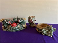 Hand Crafted Dragon Bowl, Elephant Bowl ++