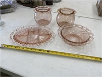 Pink Depression Glass