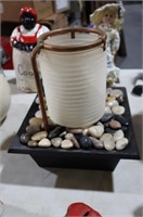 ELECTRIC TABLETOP W/ STONES WATER FOUNTAIN