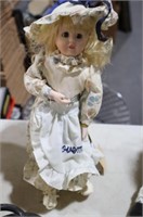 VINTAGE PORCELAIN CHILDS DOLL