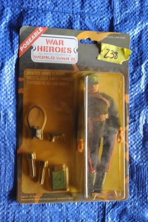 poseable war heroes ww2 doll new in box