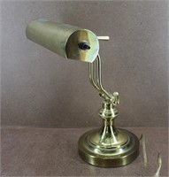 Underwriters Lab Brass Desk Top Lamp