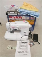 Simplicity SW210 Denim Star Sewing Machine in