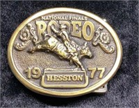 1977 Hesston NFR Buckle