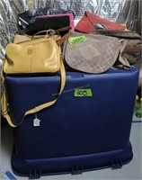 Collection Of Ladies Purses, Lg Blue Totes.