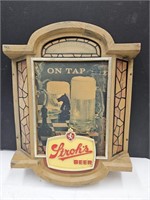 Vintage Advertising Stroh's Beer Sign 14"x18"