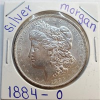 41 - 1884 "O" SILVER MORGAN DOLLAR