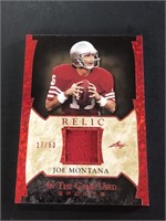 Leaf Joe Montana Jersey #ed 17/50 49ers HOF