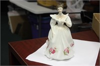 A Hand Signed Royal Doulton Figurine- "April"