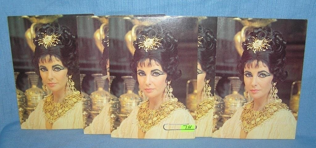 Elizabeth Taylor color photo cards