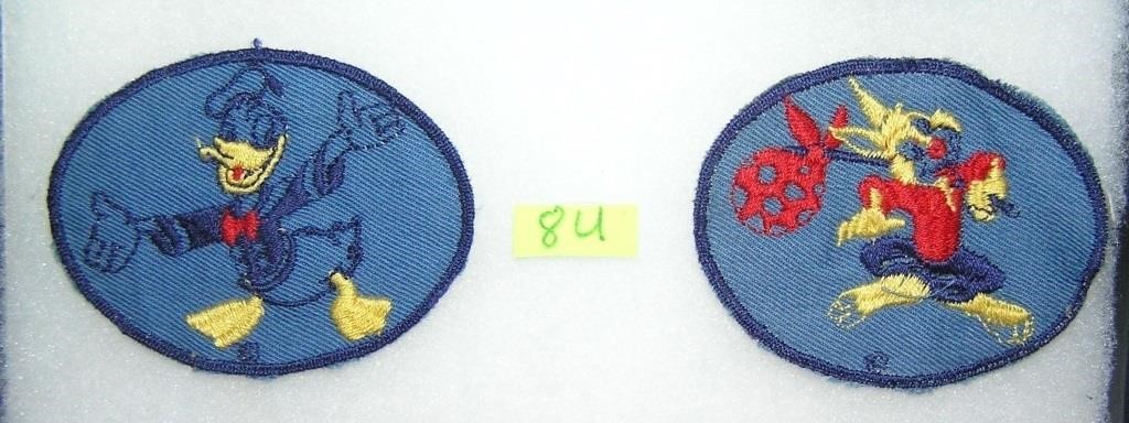 Pair of high quality Disney cloth patches