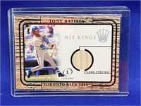 Tony Batista Game Used Bat Card